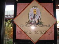 Wine and Romance Sign